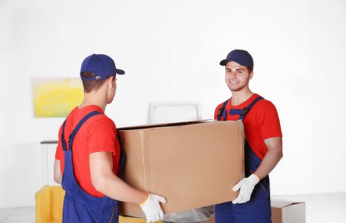 Moving day logistics for an office in Mitcham with access planning