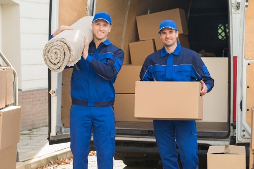 Man With Van Mitcham team preparing a safe and insured move