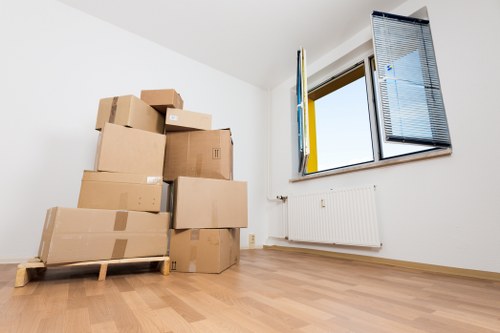 Removal team planning a local move in Mitcham with careful access setup