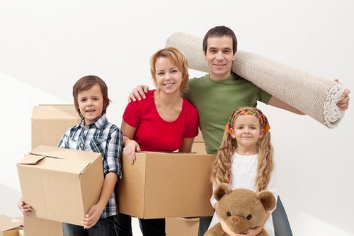 Local moving team navigating access and parking in Mitcham