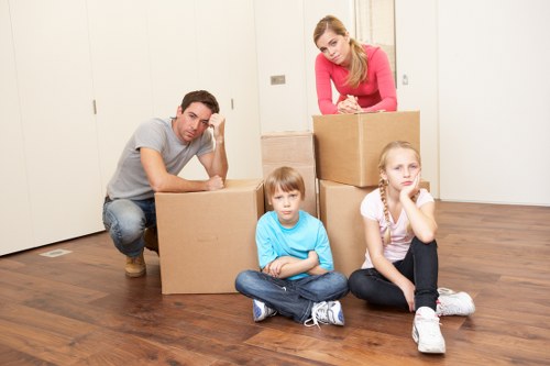 Careful packing and loading for a flat move in Mitcham