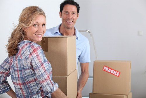 Professional furniture pick-up service handling stair access in Mitcham